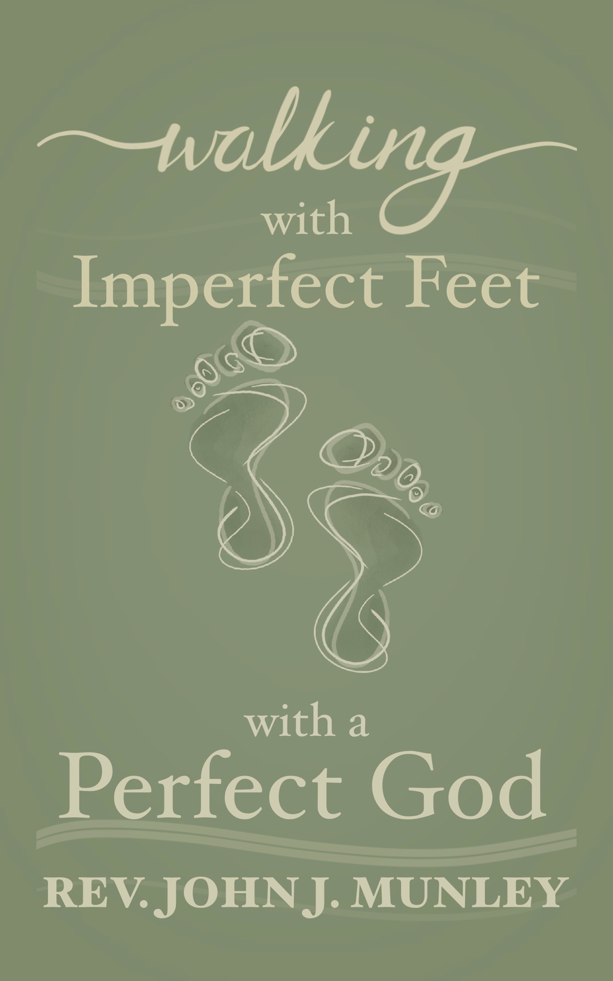 Walking with imperfect feet cover for a book